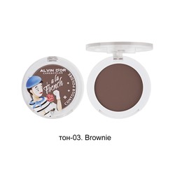 Alvin D`or  ALF-05 A LA FRENCH Пудра-контуринг  тон 03  для лица Contour poudre  brownie