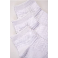 Женские ажурные укороченные носки 3 пары Berchelli (23-25)