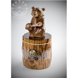 Медведь на пне с цветочным мёдом  1 кг