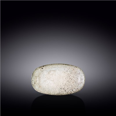Блюдо суперэллипс Wilmax England Silver Moon, размер 16x9 см