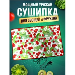 Сушилка для овощей и фруктов Мощный Урожай, 55х60 см., Земляника