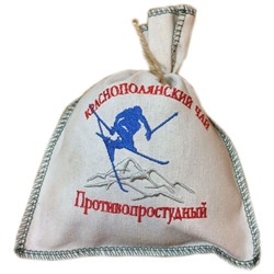 Чай Краснополянский лыжник в сувенирном мешке 100гр