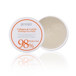 Гидрогелевые патчи для глаз Petitfee 98% Collagen & CoQ10 Hydro Gel Eye Patch – уценка (мятая коробка)