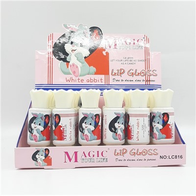 MAGIC Your Life  Тинт для Губ с кисточкой КОНФЕТКА White Abbit  10мл  (LC-816)  (ТВ-2511)