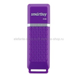 Флеш-накопитель USB 4GB Smart Buy Quartz Purple (UM)