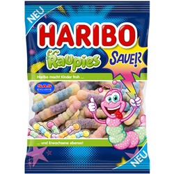 Жевательные конфеты Haribo (цветные гусеницы) 160 гр