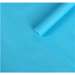 Крафт-бумага двусторонняя белёная Бирюзовая 70гр / рулон 0.5*10 м