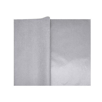 Бумага упаковочная тишью Серебро / листы 50*66 см