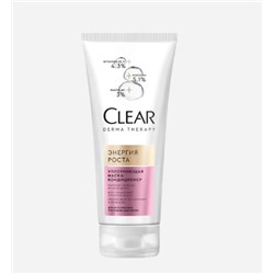CLEAR маска-кондиционер д/волос 200мл Derma Therapy уплотняющая Энергия роста