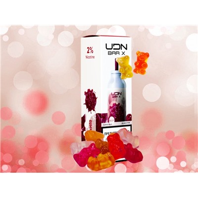 UDN BAR X Double Gummy Bear 7000 тяг