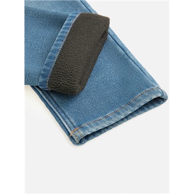 20110440082, Брюки джинсовые (утепленные) детские для мальчиков Hicks синий