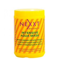 Nexxt Intensive Aqua Mask / Интенсивная увлажняющая питательная маска для сухих и нормальных волос, 1000 мл