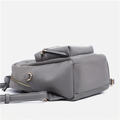Рюкзак - сумка женская OTARA, искусственная кожа, цвет серый