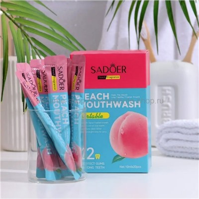 Набор ополаскивателей для рта Sadoer Peach Mouthwash 20pcs (19)