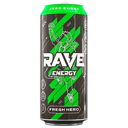 Энергетический напиток Rave Fresh Hero 500мл.