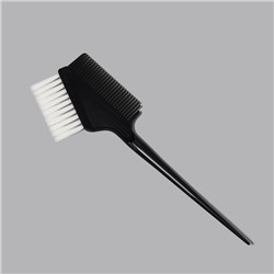 Расчёска - кисть для окрашивания, 20,5 × 7 см, цвет чёрный