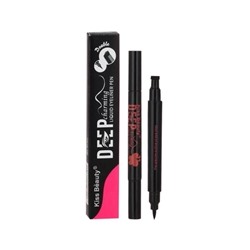 Подводка-штамп для глаз 2в1 Kiss Beauty Deep