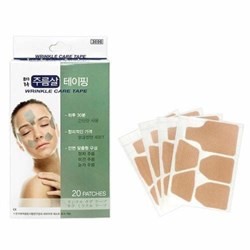 Тейпы для лица Tera Anti-Wrinkle Care Tape пластыри от морщин