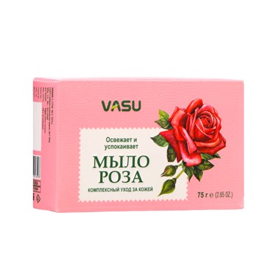 Мыло Vasu "Роза", 75 гр