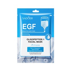Восстанавливающая тканевая маска для лица с олигопептидами SADOER OLIGOPEPTIDE-1, 25 гр