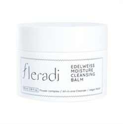 Бальзам для снятия макияжа Fleradi Edelweiss Moisture Cleansing Balm 100ml с экстрактом эдельвейса