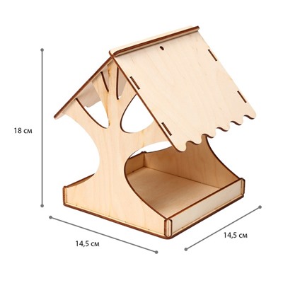 Кормушка для птиц "Дерево" Greengo 18х16х15см (фанера)