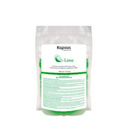 Kapous гелевый воск в гранулах с ароматом лайм 400 гр