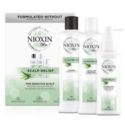 Nioxin scalp relief набор система 200мл+200мл+100мл