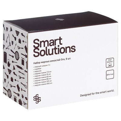 Набор мерных ёмкостей Smart Solutions Gro, 9 шт