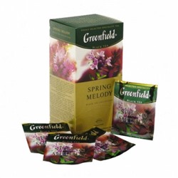 GREENFIELD Гринфилд Чай SPRING MELODY чабрец 25 пак.