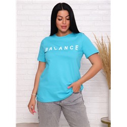 Баланс(бирюза) футболка женская