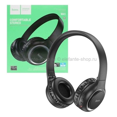 Беспроводные Bluetooth наушники Hoco W41 Black (15)