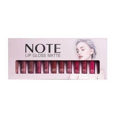 Note блеск для губ Matte Lipgloss матовый, coraltouch