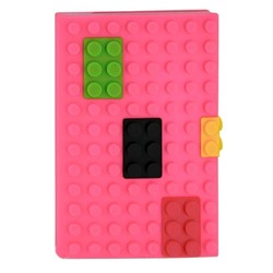 Блокнот "Конструктор" розовый 10х14.5 см