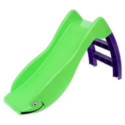 Горка «Дельфин», цвет зелёно-фиолетовый