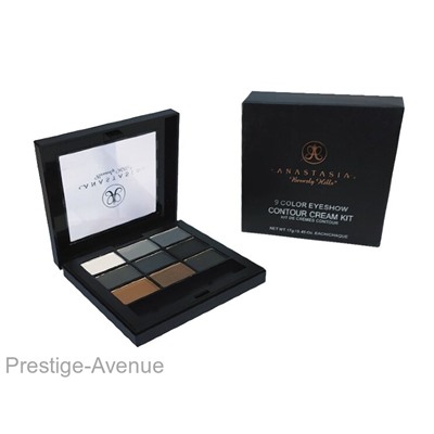 Тени для век Anastasia Beverly Hills 9 Color Eyeshow Contour Cream Kit  17 g