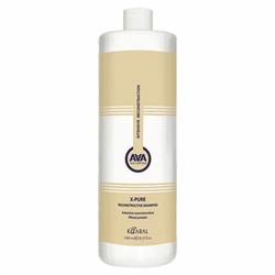 Восстанавливающий шампунь для поврежденных волос с пшеничными протеинами X-Pure Reconstructive Shampoo, 1000 мл