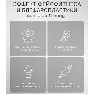 Массажер-маска для безоперационной блефаропластики и омоложения кожи век Biolift iMask