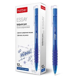 Ручка шариковая "Hatber.Essay" синяя 0,7мм грип автомат BP_058654