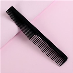 Расчёска комбинированная, 18 × 3 см, цвет чёрный