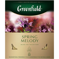 Чай Greenfield Spring Melody черный фольгир.100 пак 1065-09