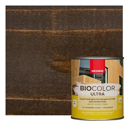 Защитный декоративный состав для древесины NEOMID BioColor ULTRA палисандр глянцевый 9л