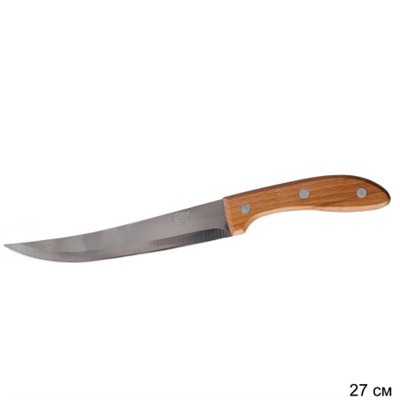 Нож кухонный 16 см/деревянная ручка/ HUO-34 /уп 288/