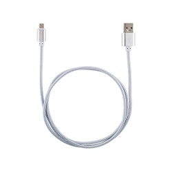 Кабель Energy ET-29-2 USB/MicroUSB, цвет - серебро