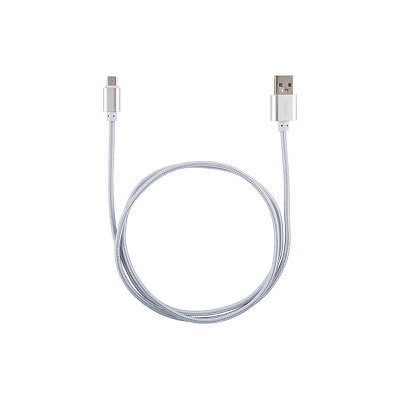 Кабель Energy ET-29-2 USB/MicroUSB, цвет - серебро