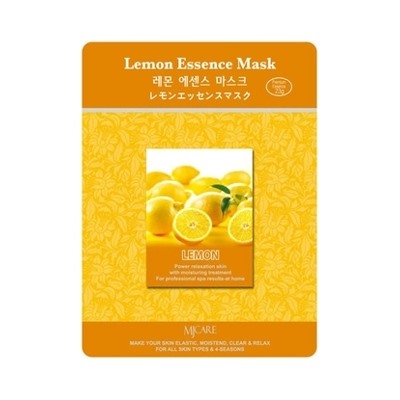 БВ MIJIN Essence маска д/лица ткань Лимон 23г 801730