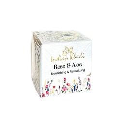 Крем для лица с Розой и Алоэ F.C.Rose & Aloe Indian Khadi | Индиан Кади 50г