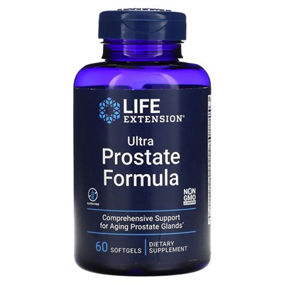 Life Extension, Ultra Prostate Formula, ультра формула для мужского здоровья, 60 капсул