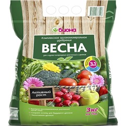 Удобрение органоминеральное 3кг Весна БИОНА