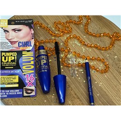 Набор для макияжа 2в1 Maybelline Pumped Up Colossal Volume